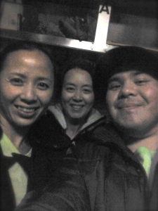 With Quynh and Monica after the first service at Off The Grid: Ft. Mason of 2014.
